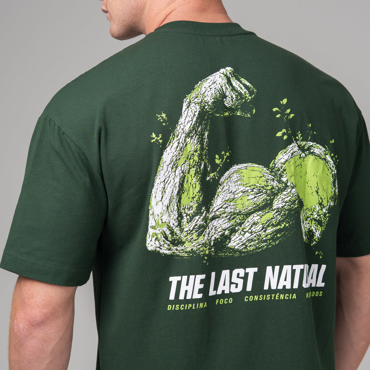 Camiseta Oversized The Last Verde Musgo