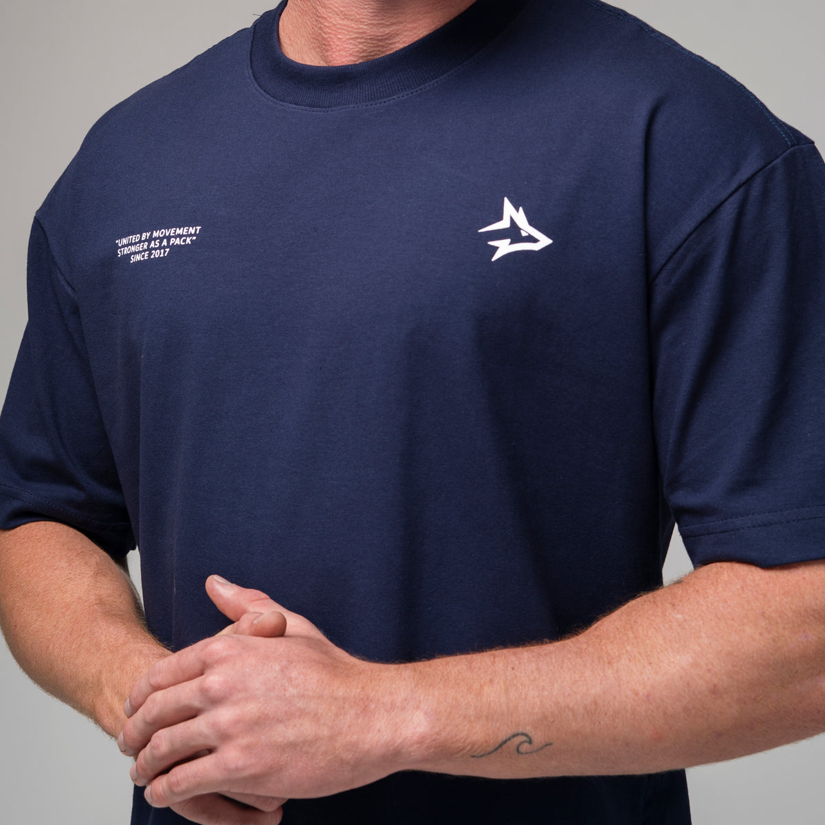 Camiseta Oversized United Azul Marinho