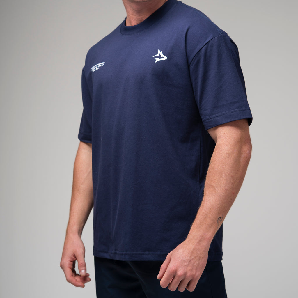 Camiseta Oversized United Azul Marinho