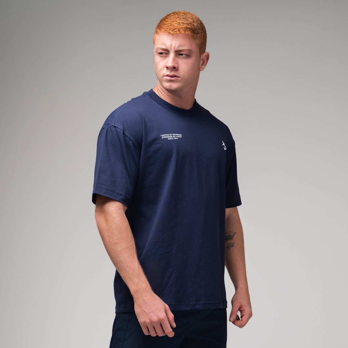 Camiseta Oversized United Azul Marinho