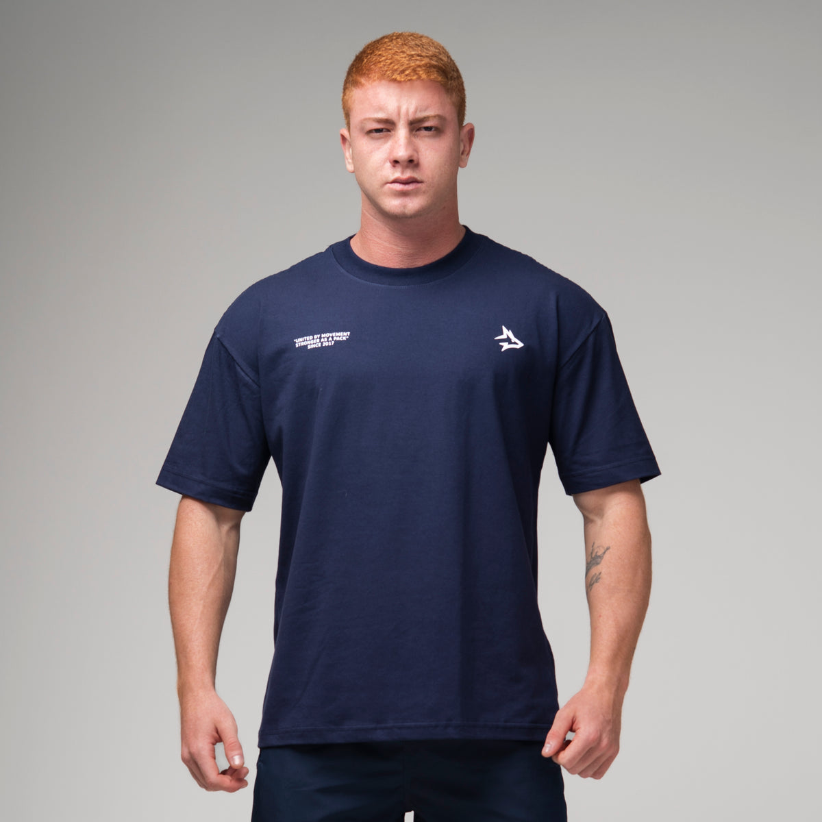 Camiseta Oversized United Azul Marinho