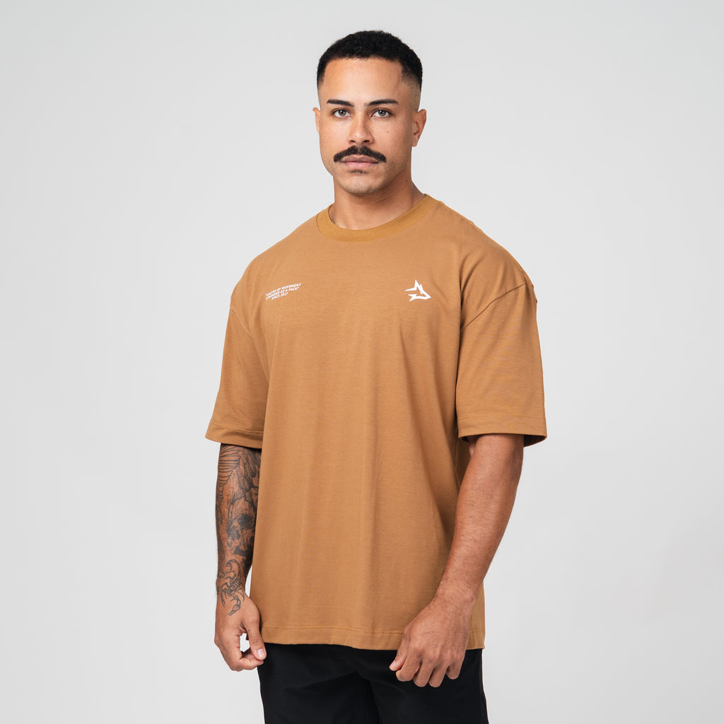 Camiseta Oversized United Caramelo