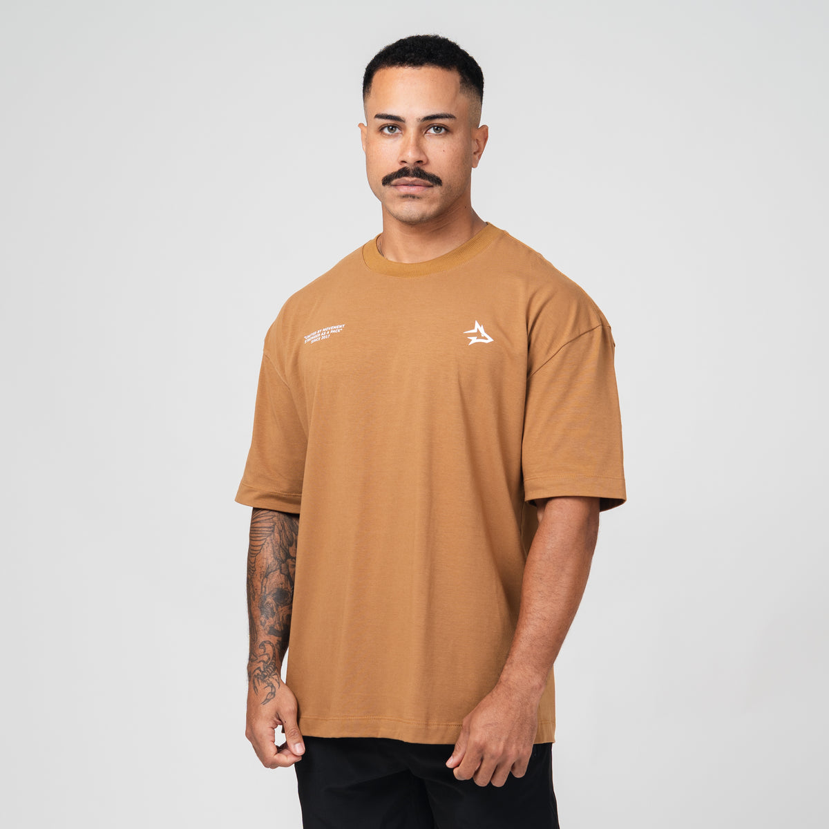 Camiseta Oversized United Caramelo