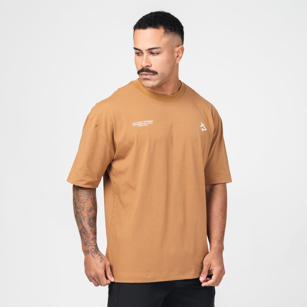 Camiseta Oversized United Caramelo