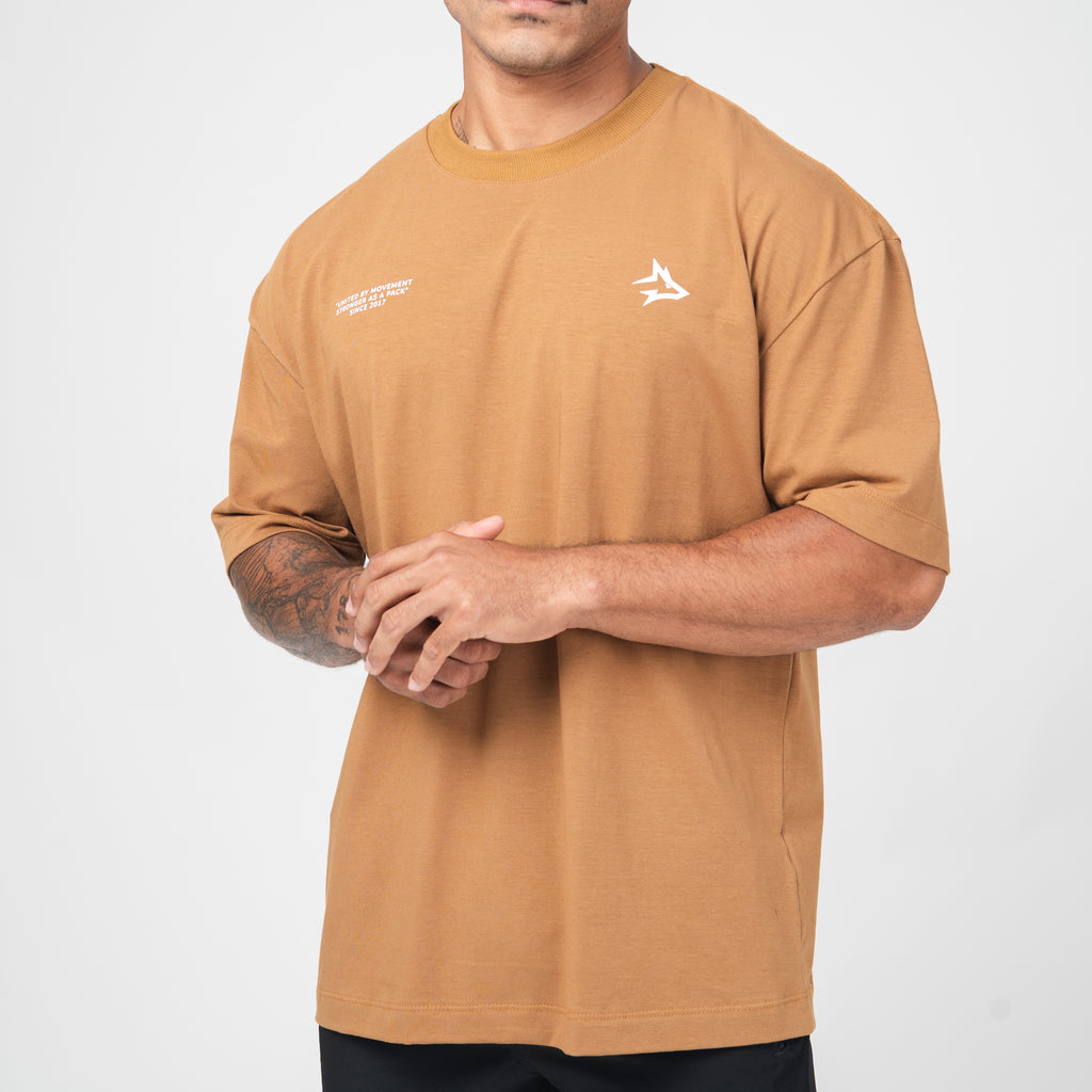 Camiseta Oversized United Caramelo
