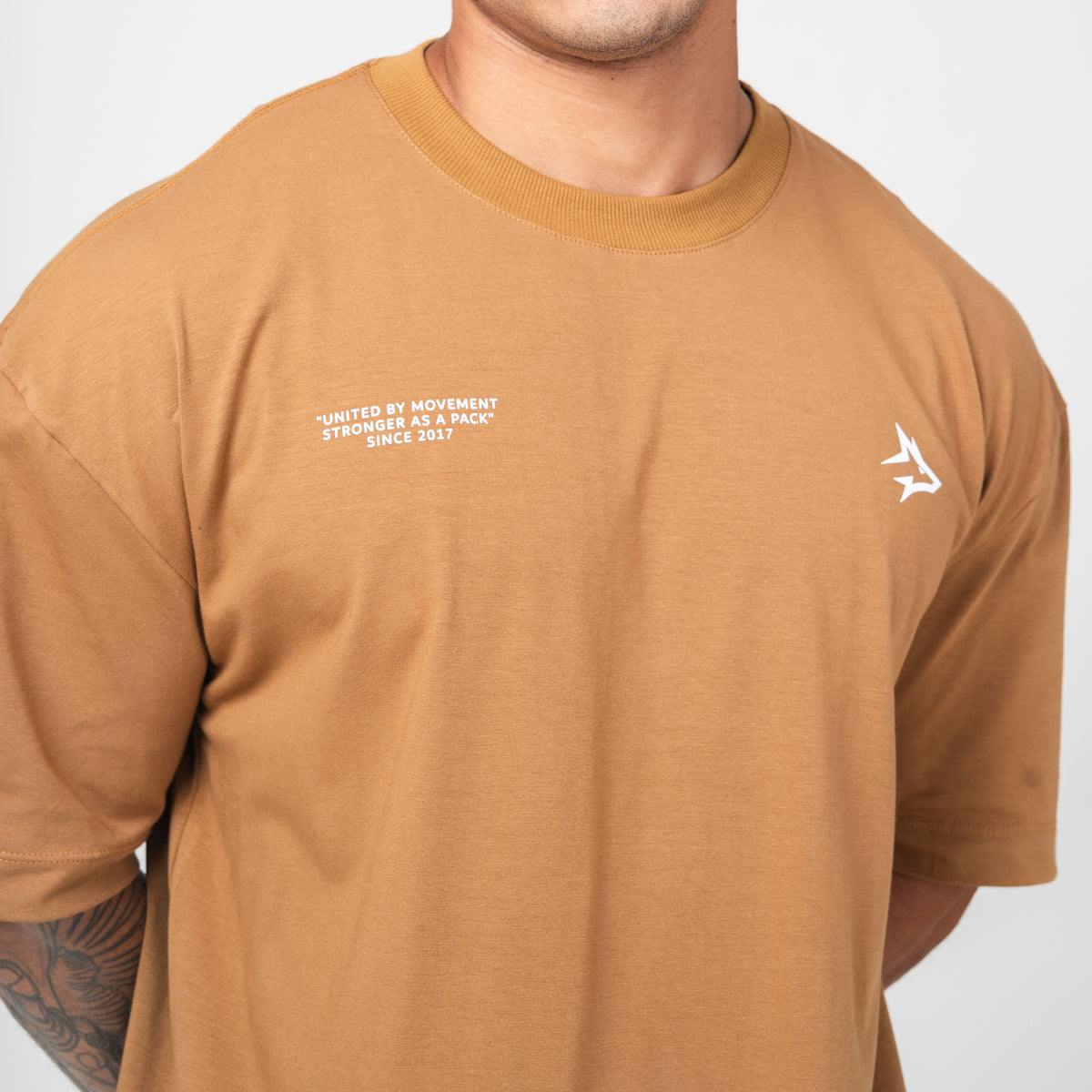 Camiseta Oversized United Caramelo