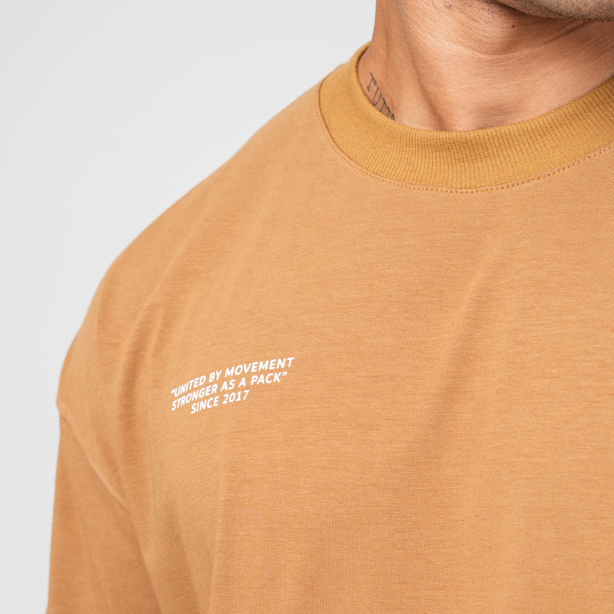 Camiseta Oversized United Caramelo