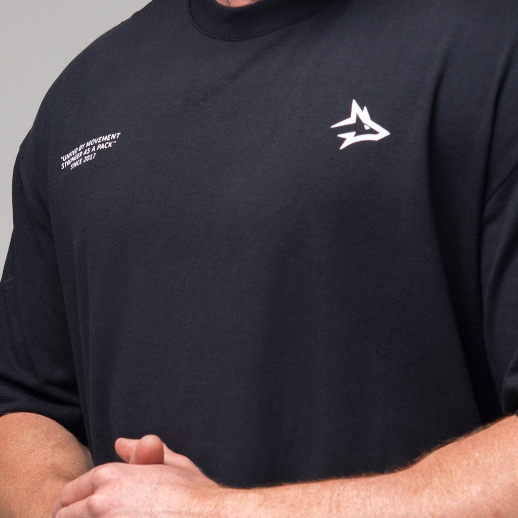 Camiseta Oversized United Preto