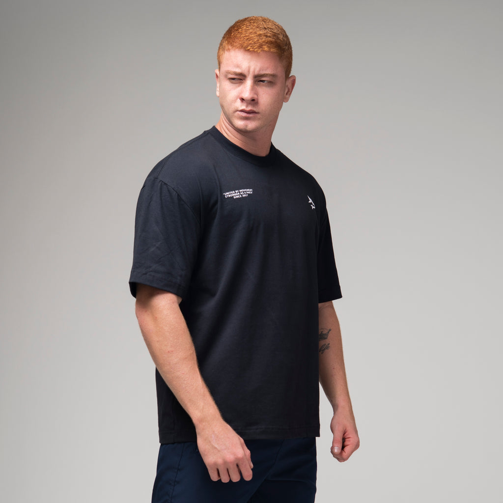 Camiseta Oversized United Preto