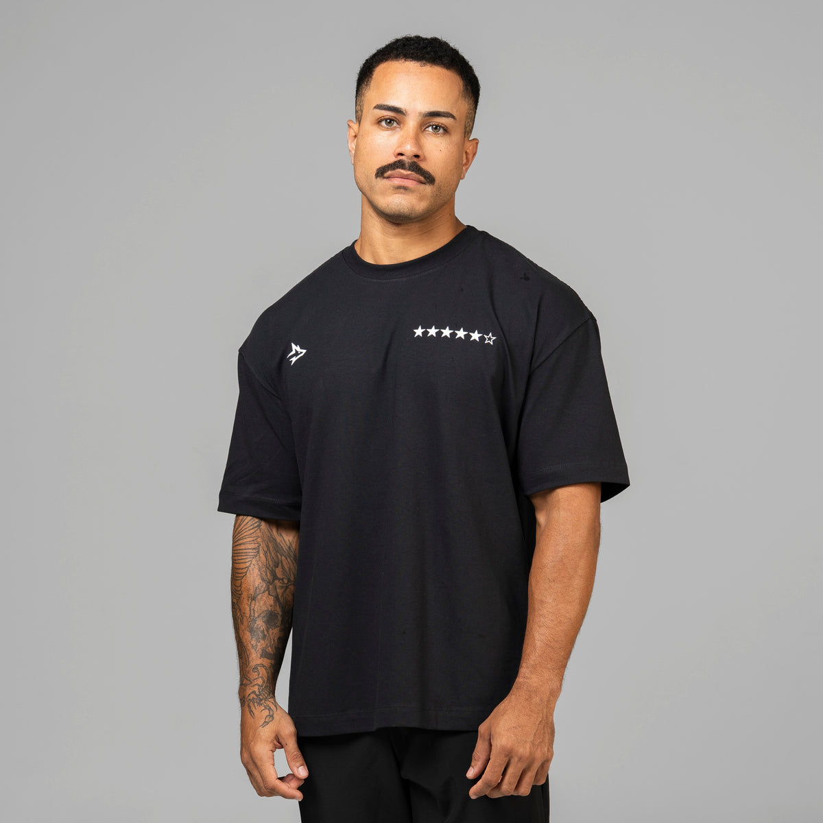 Camiseta Oversized Wanted Preto