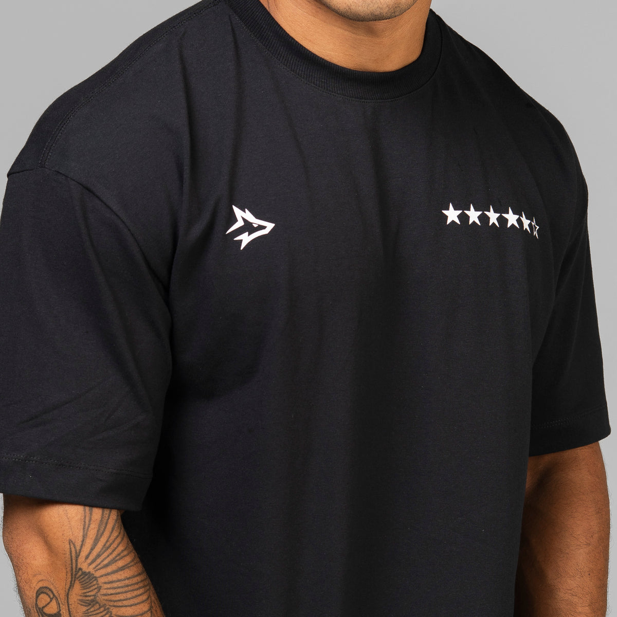Camiseta Oversized Wanted Preto