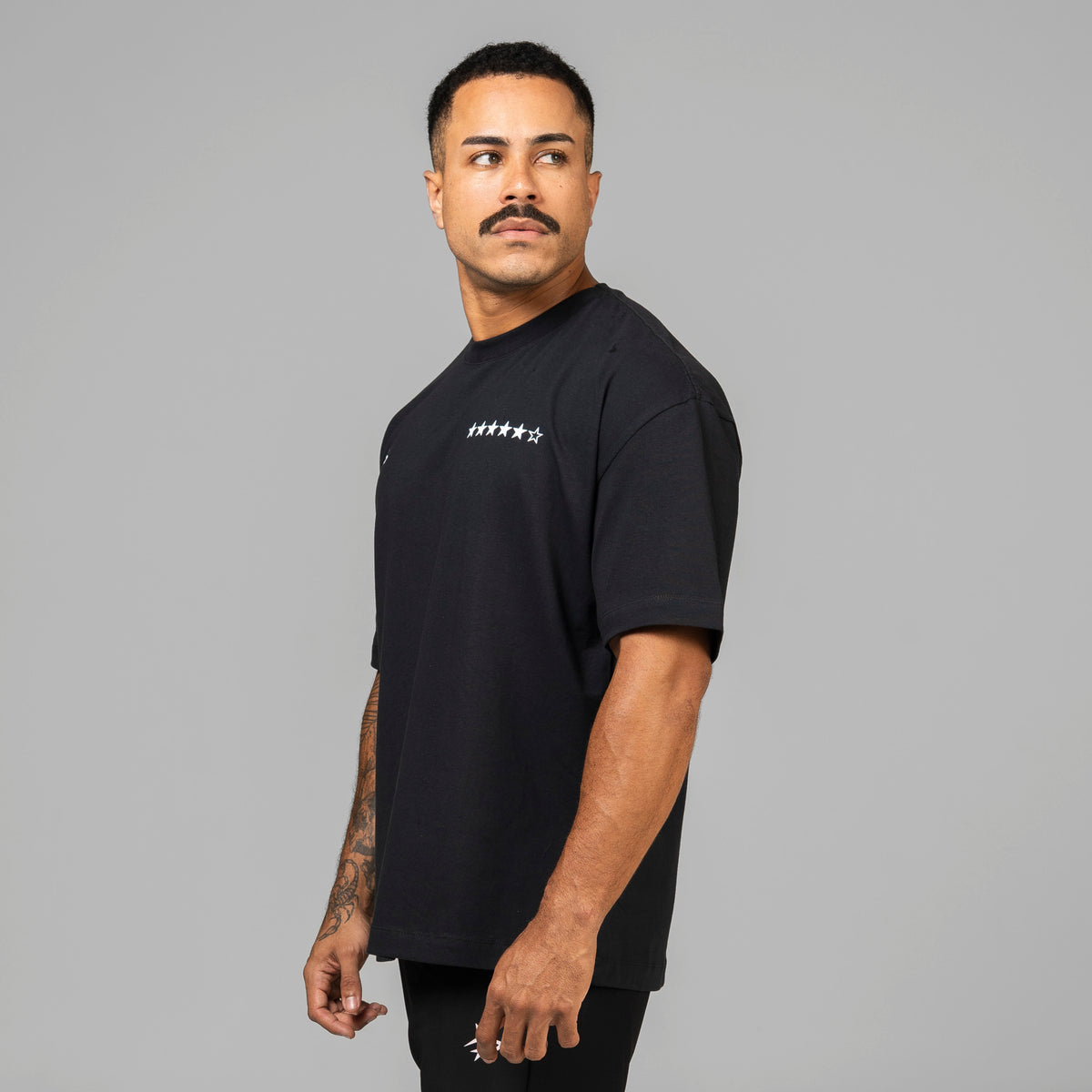Camiseta Oversized Wanted Preto
