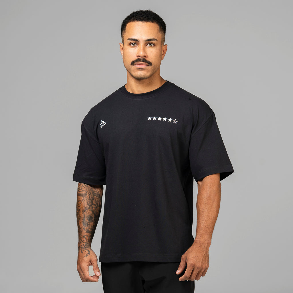Camiseta Oversized Wanted Preto
