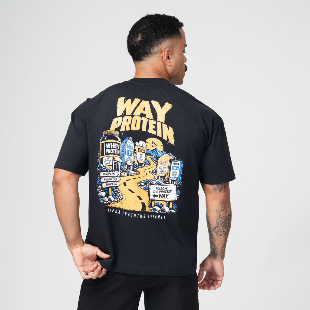 Camiseta Oversized Way Preto