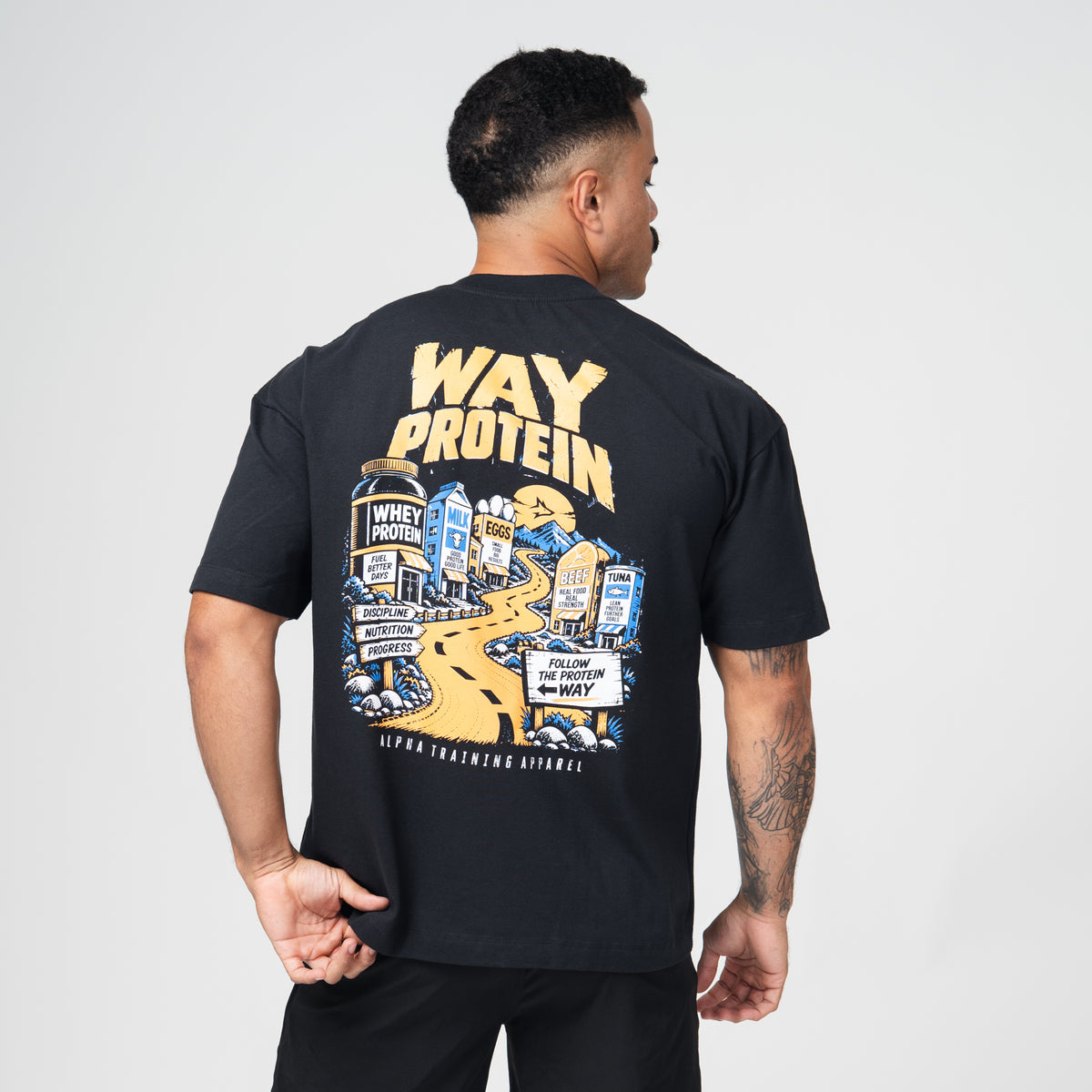Camiseta Oversized Way Preto