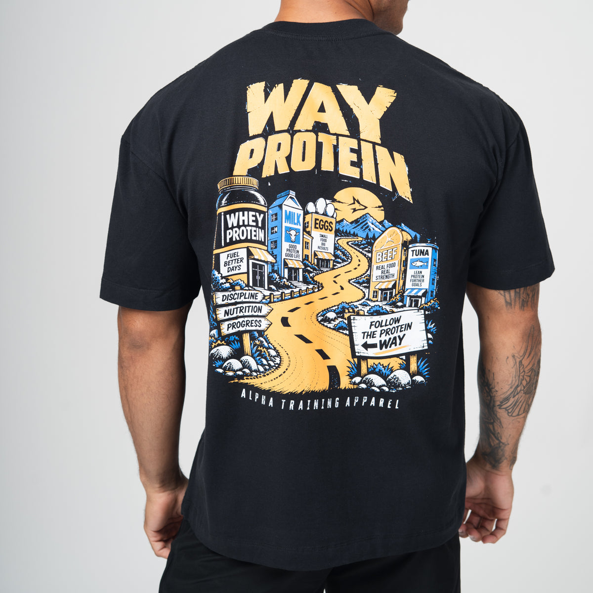Camiseta Oversized Way Preto