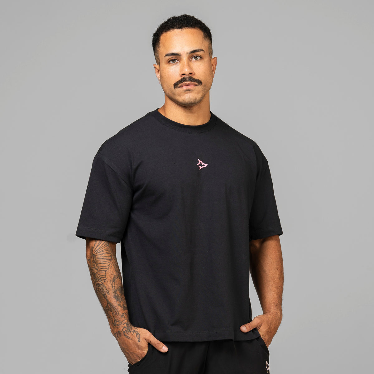 Camiseta Oversized Wolf Gainz Preto