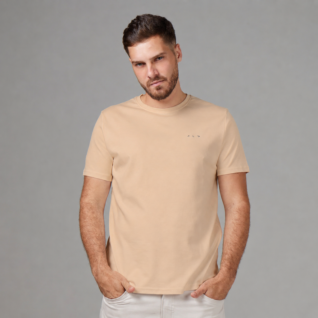 Camiseta Pima Urban Bege