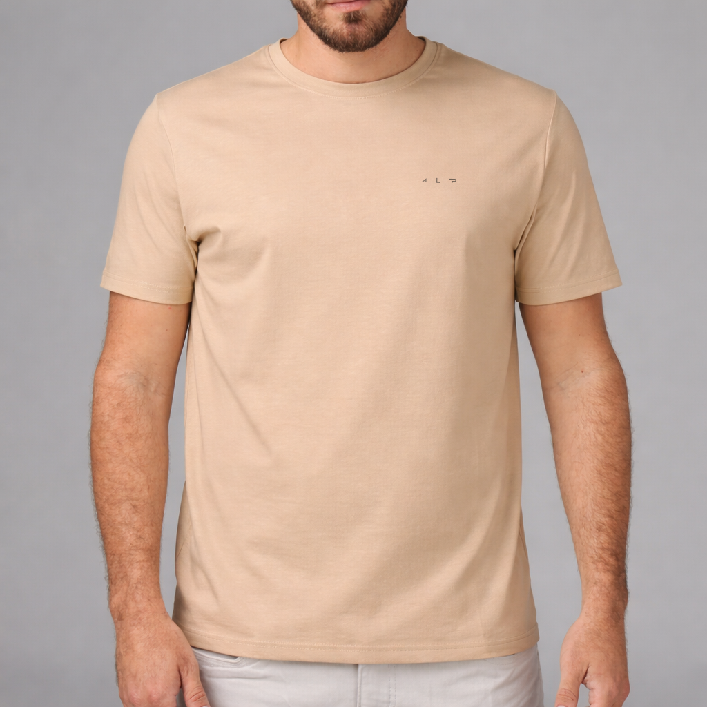 Camiseta Pima Urban Bege