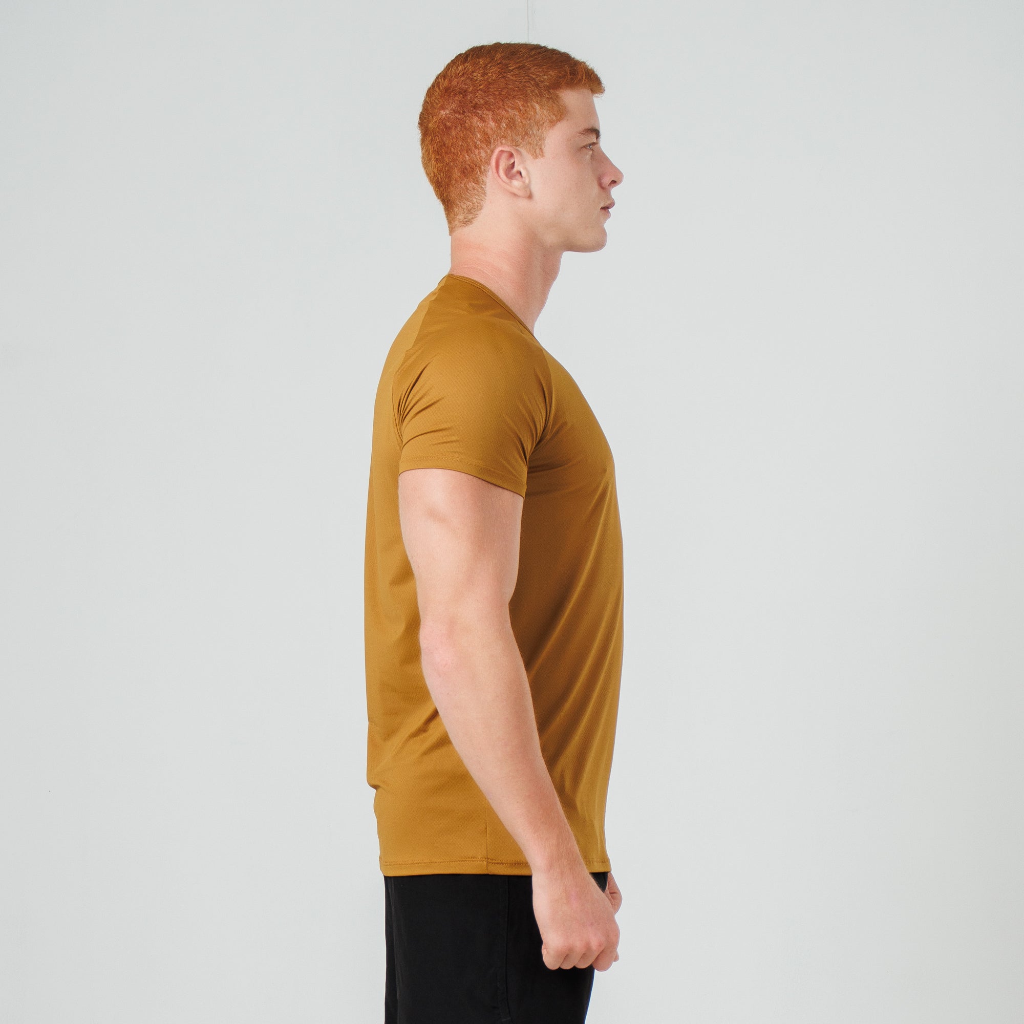 Camiseta Poliamida Arm Fluid Âmbar