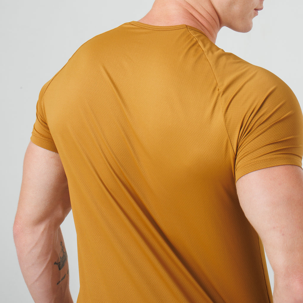 Camiseta Poliamida Arm Fluid Âmbar