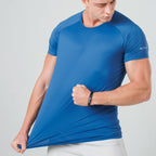 Camiseta Poliamida Arm Fluid Azul California