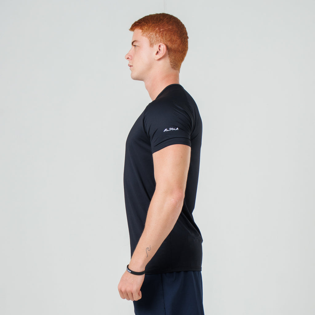 Camiseta Poliamida Arm Fluid Preto