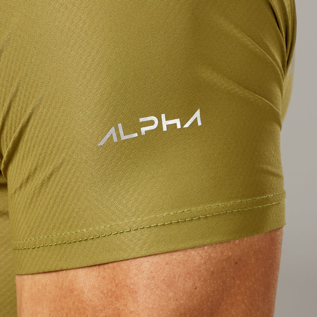 Camiseta Poliamida Arm Fluid Verde Pinho