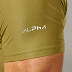 Camiseta Poliamida Arm Fluid Verde Pinho