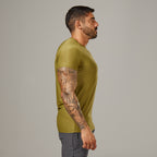 Camiseta Poliamida Arm Fluid Verde Pinho