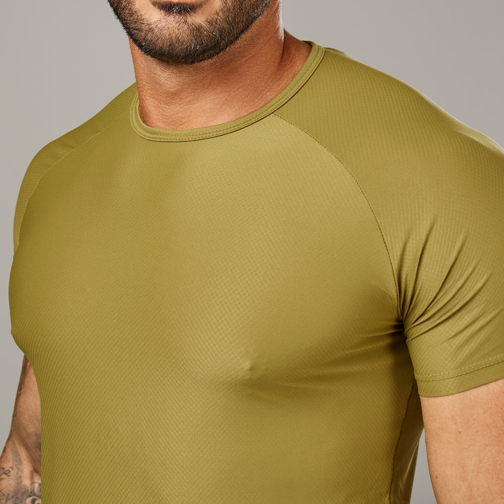 Camiseta Poliamida Arm Fluid Verde Pinho