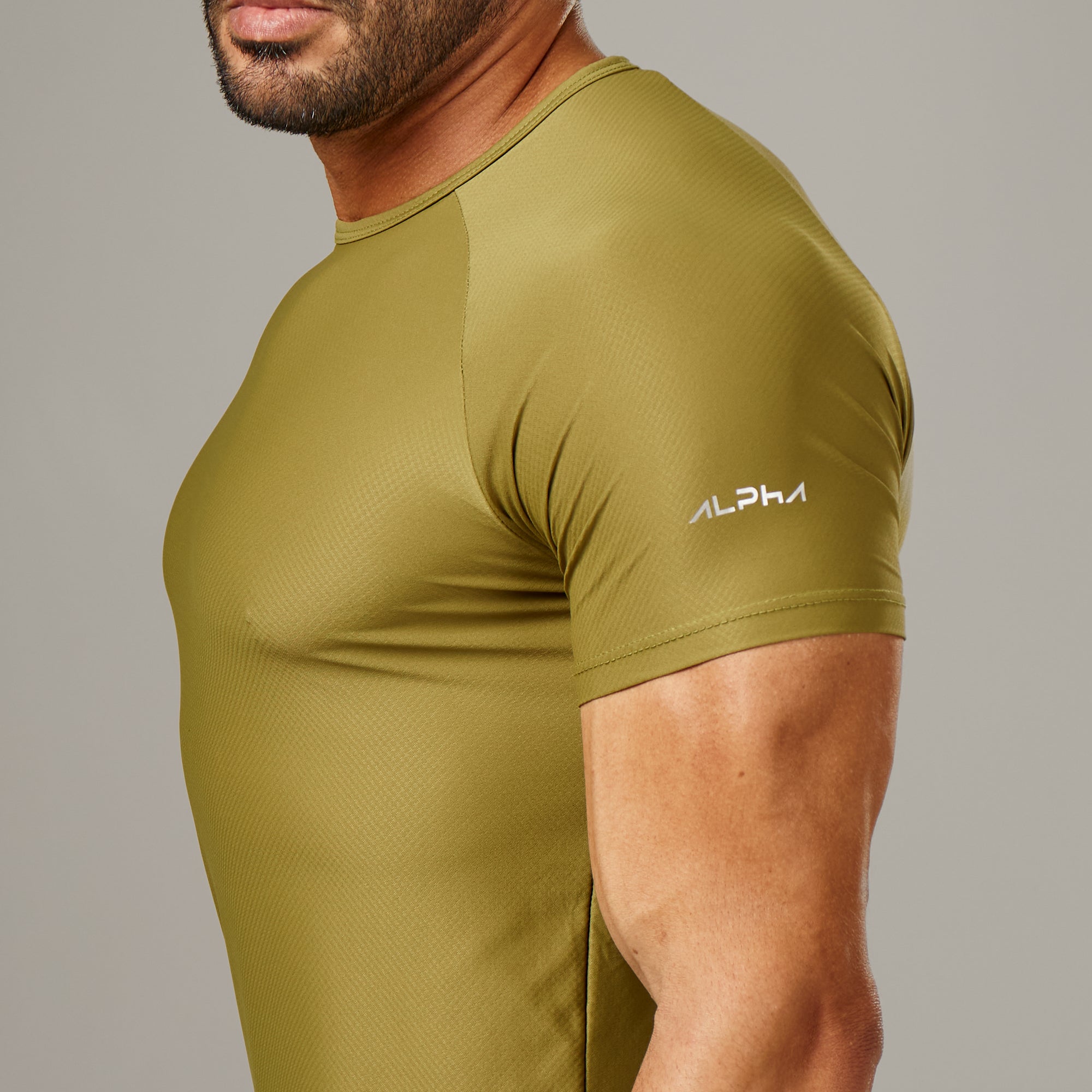 Camiseta Poliamida Arm Fluid Verde Pinho