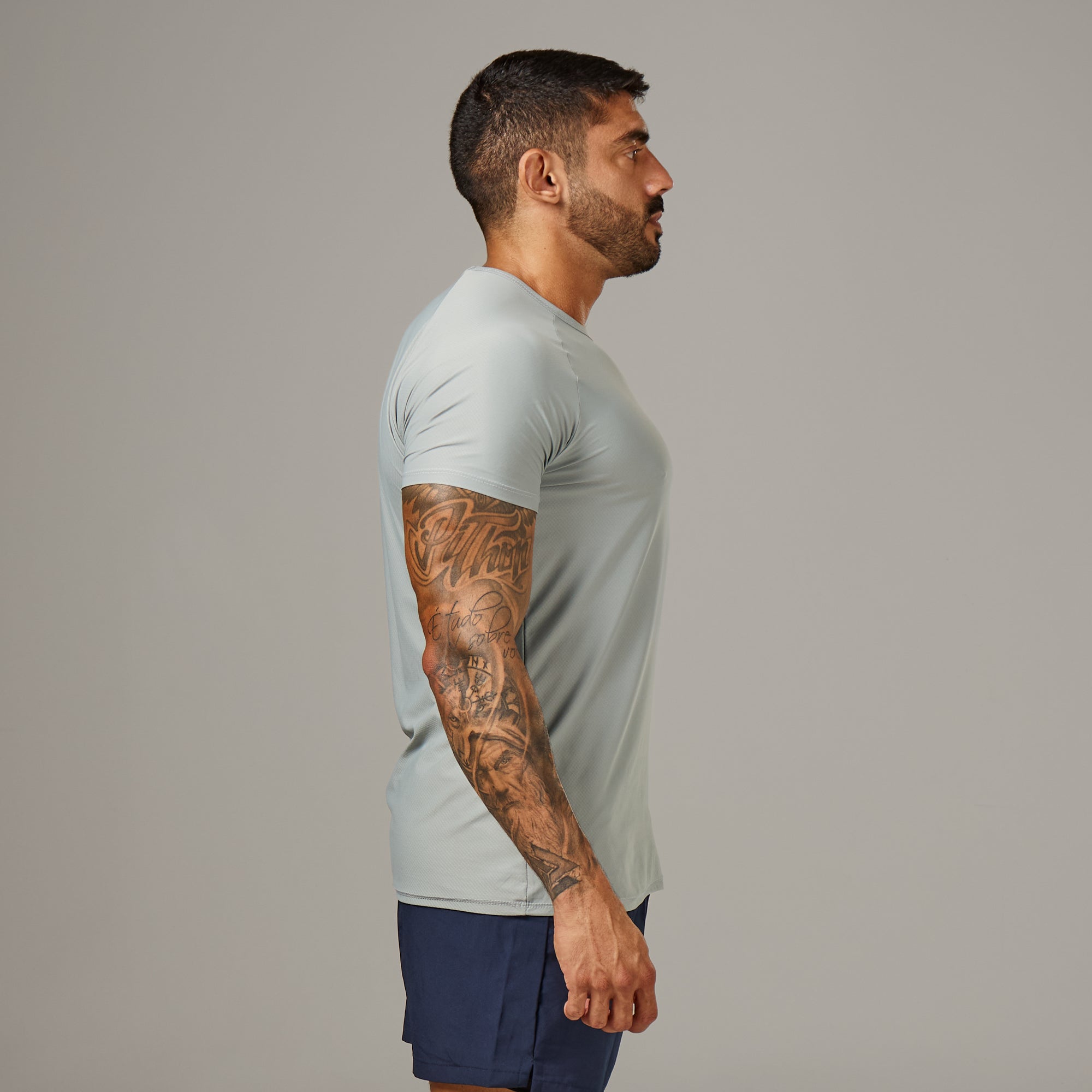 Camiseta Poliamida Arm Lupus Cinza Gelo