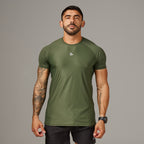 Camiseta Poliamida Core Lupus Verde Musgo