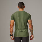 Camiseta Poliamida Core Lupus Verde Musgo