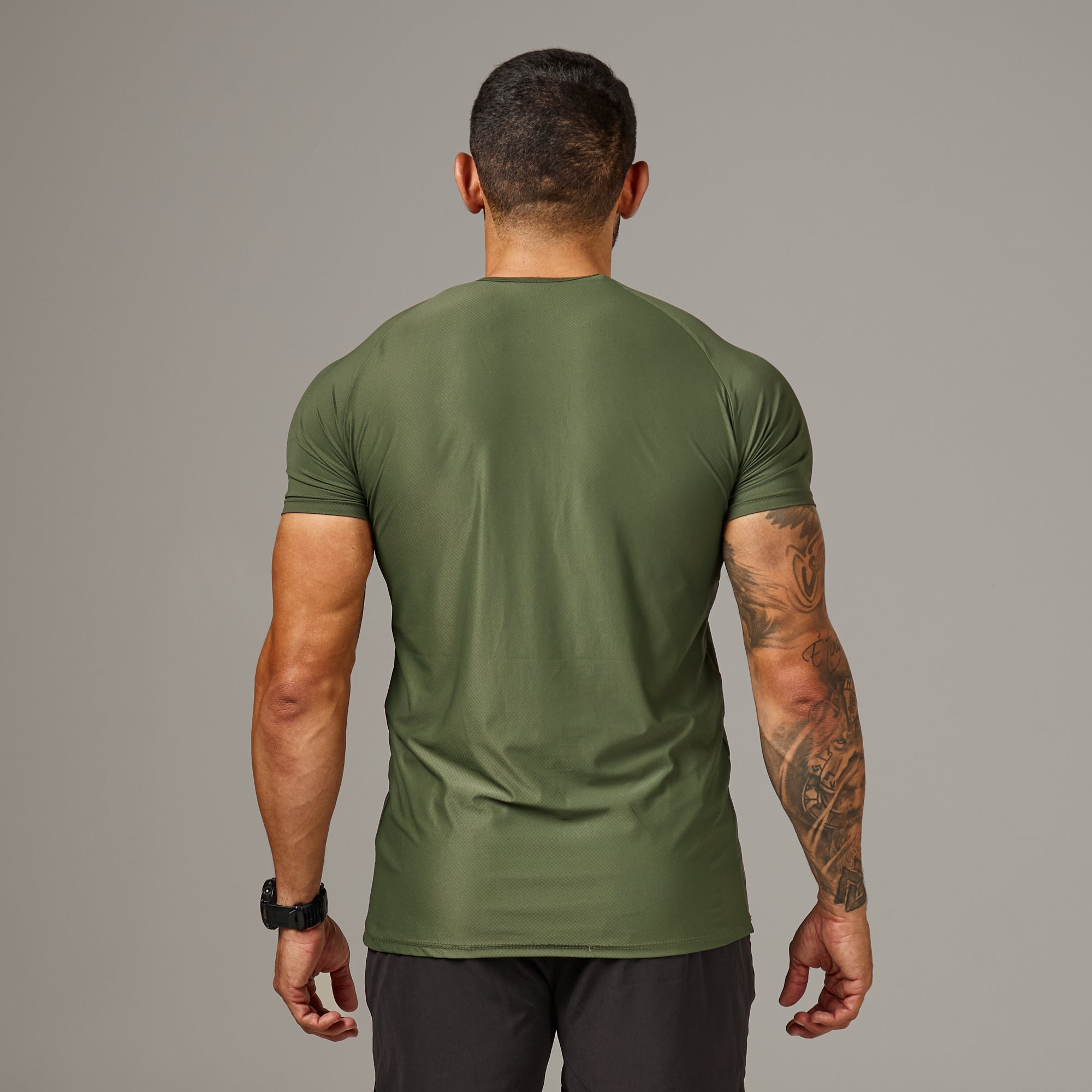 Camiseta Poliamida Core Lupus Verde Musgo