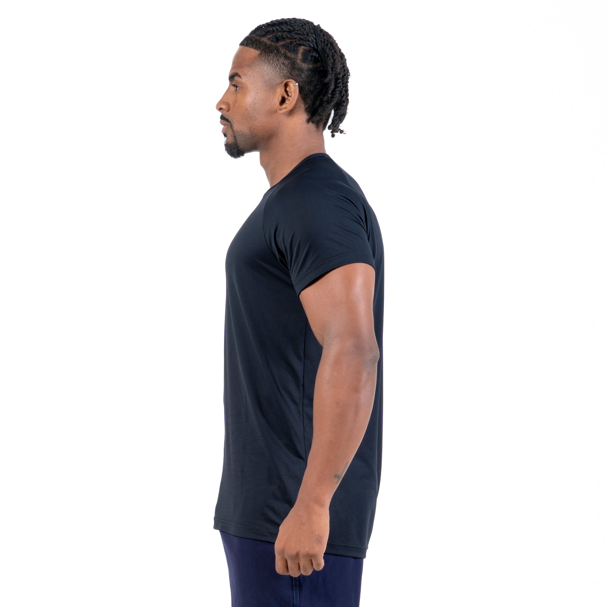 Camiseta Poliamida Fluid Pulse Preto