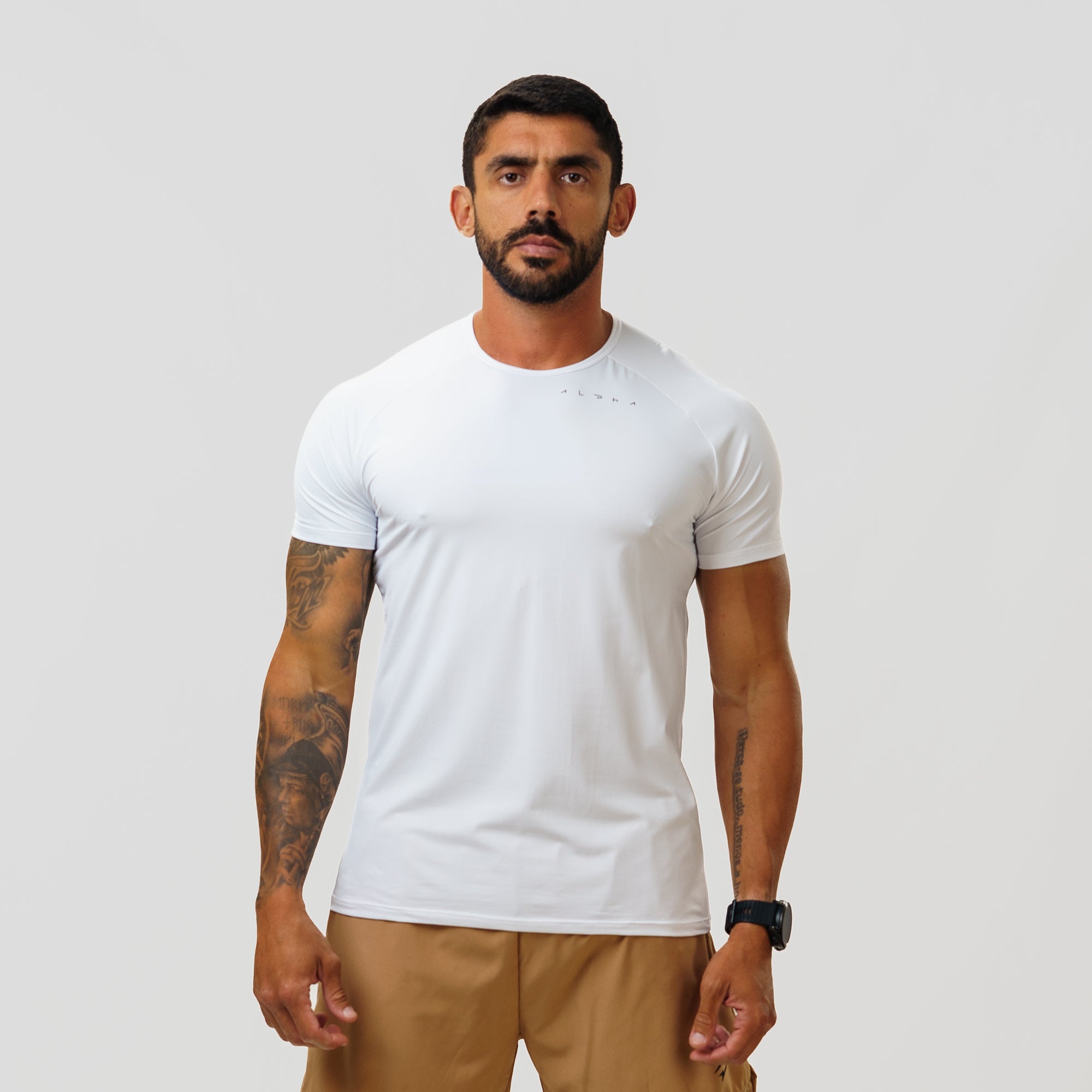 Camiseta Poliamida Horizon Flow Branco