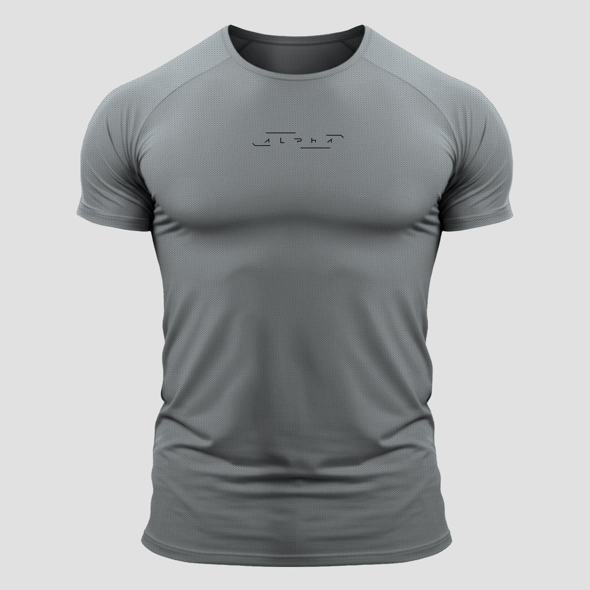 Camiseta Poliamida Line Pulse Cinza Cromado