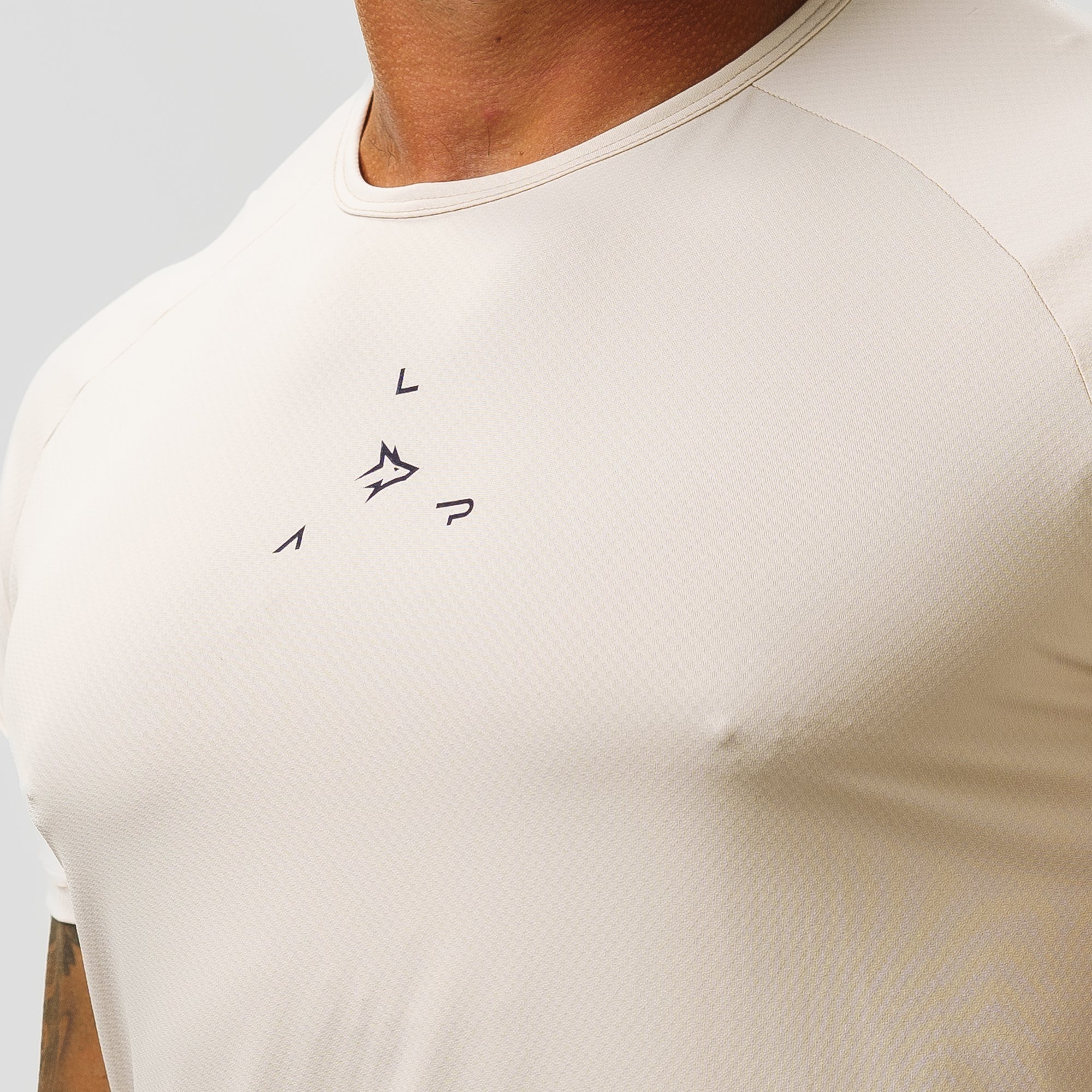 Camiseta Poliamida Lupus Flow Bege Monk