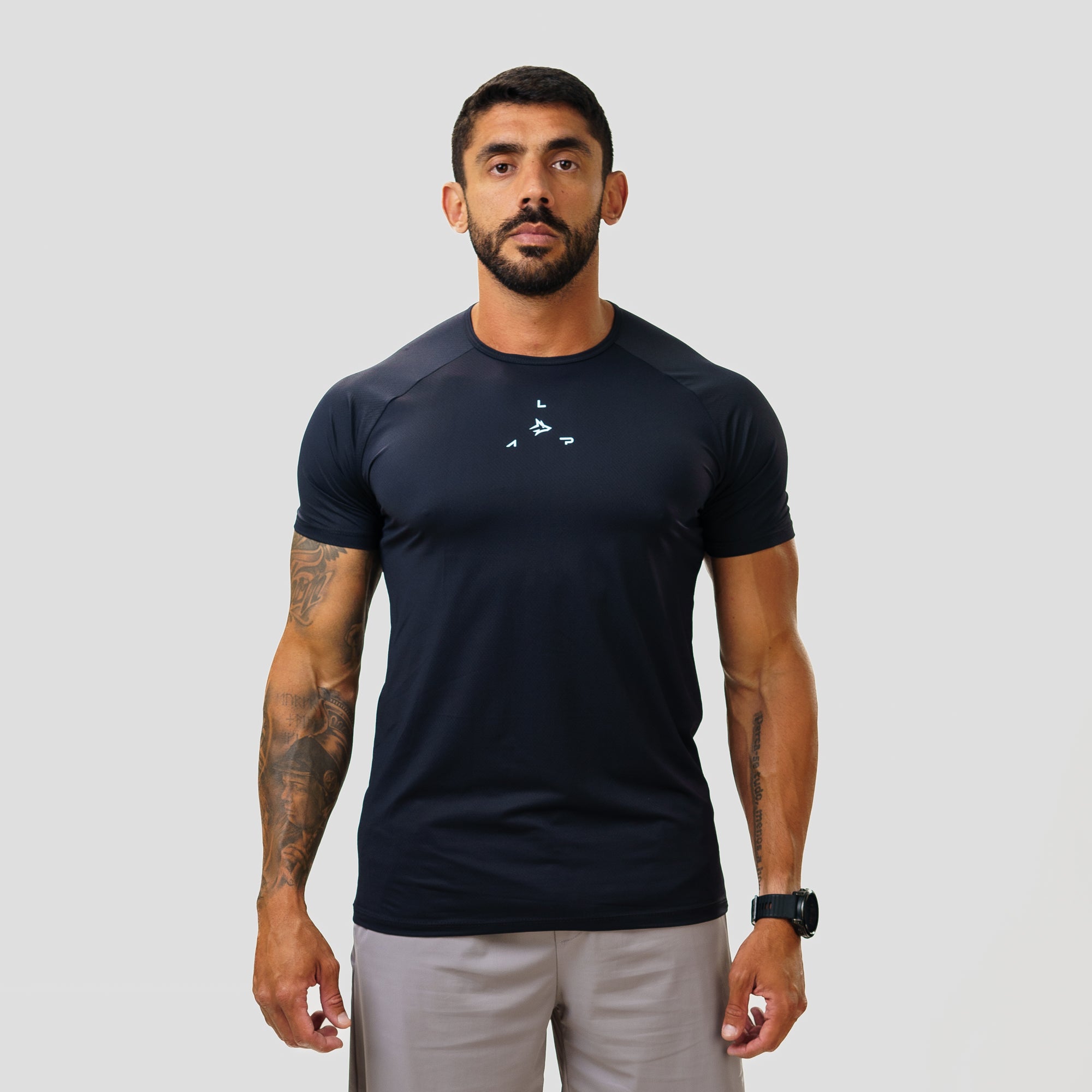 Camiseta Poliamida Lupus Flow Preto