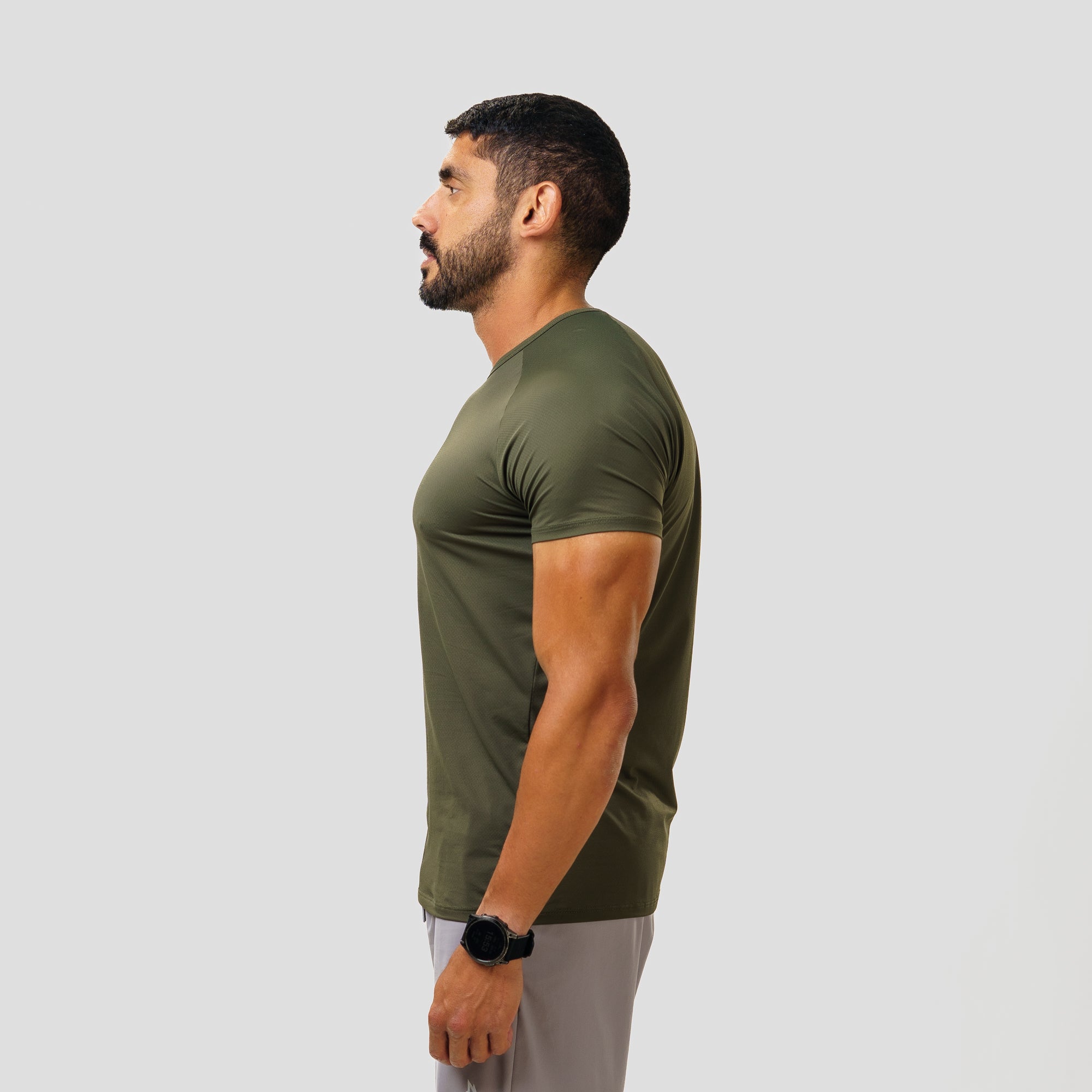 Camiseta Poliamida Lupus Flow Verde Militar