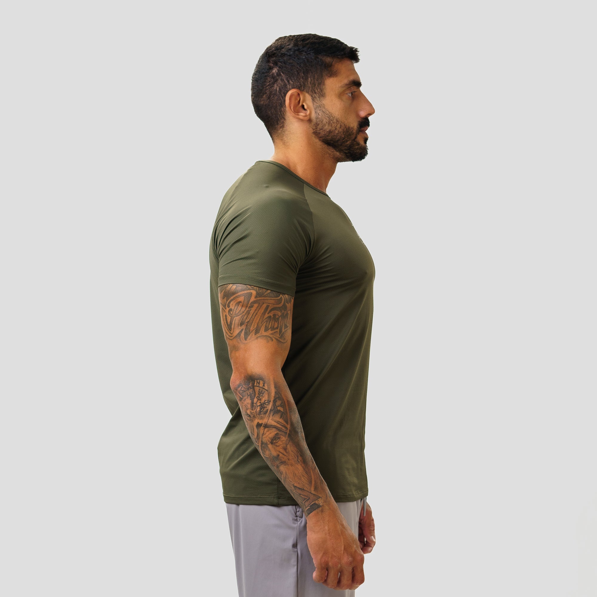 Camiseta Poliamida Lupus Flow Verde Militar