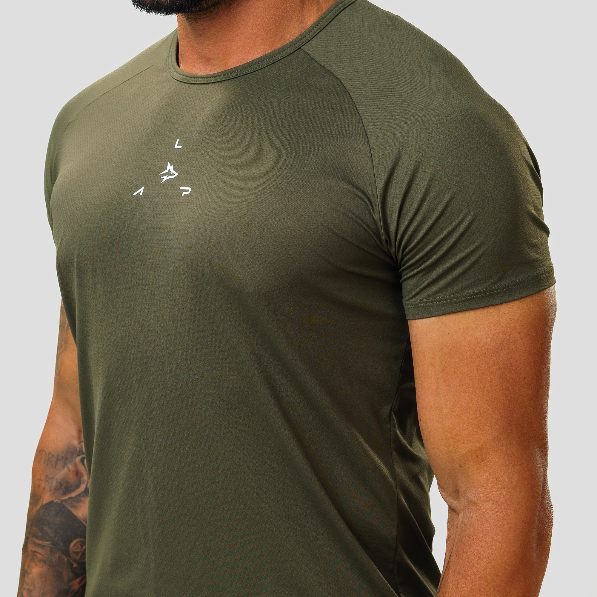 Camiseta Poliamida Lupus Flow Verde Militar
