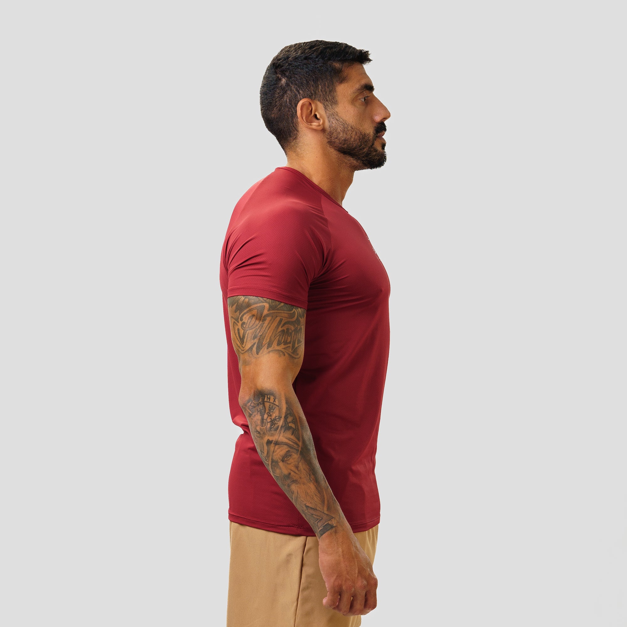Camiseta Poliamida Lupus Flow Vermelho Acerola