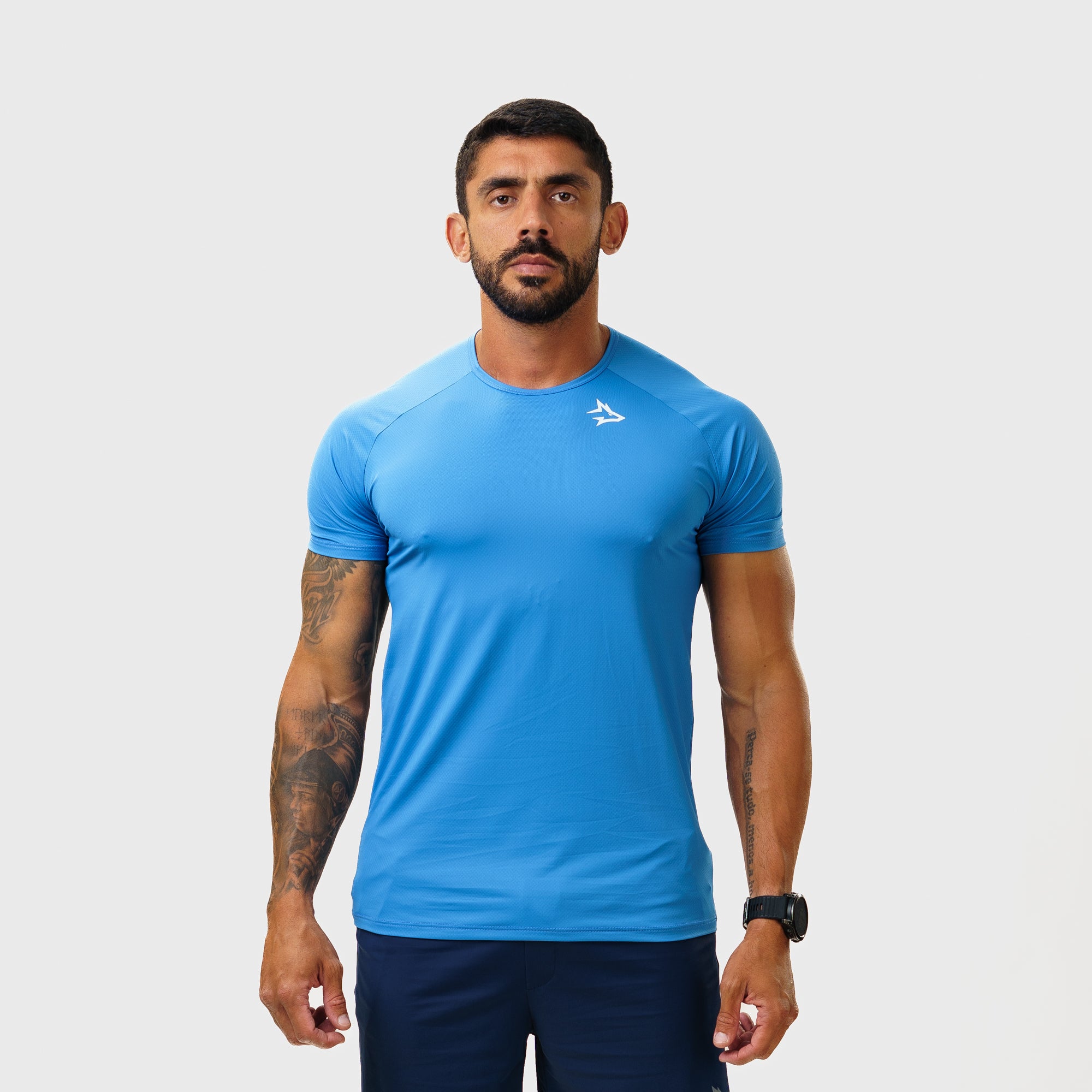 Camiseta Poliamida New Lupus Azul Céu