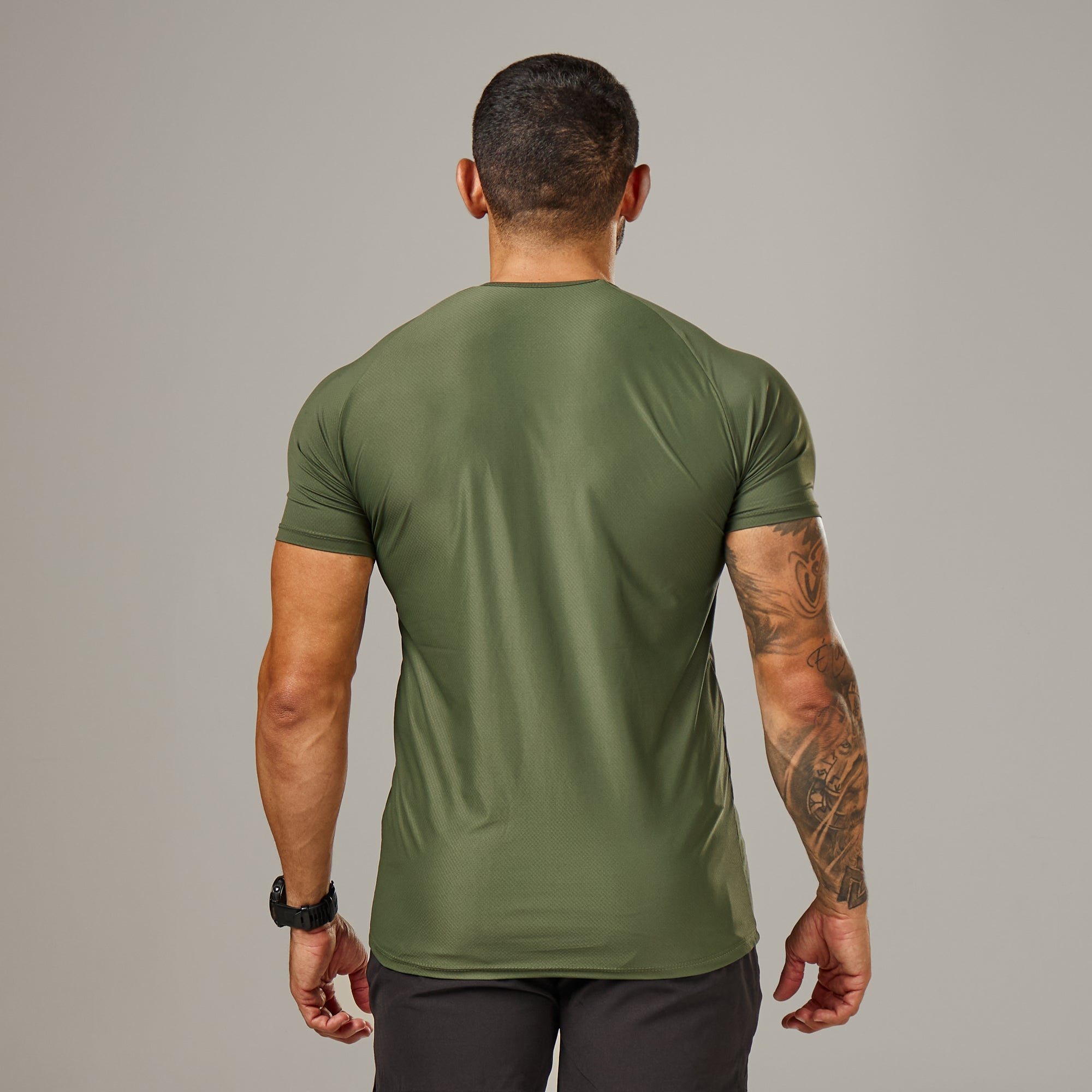 Camiseta Poliamida New Lupus Verde Musgo