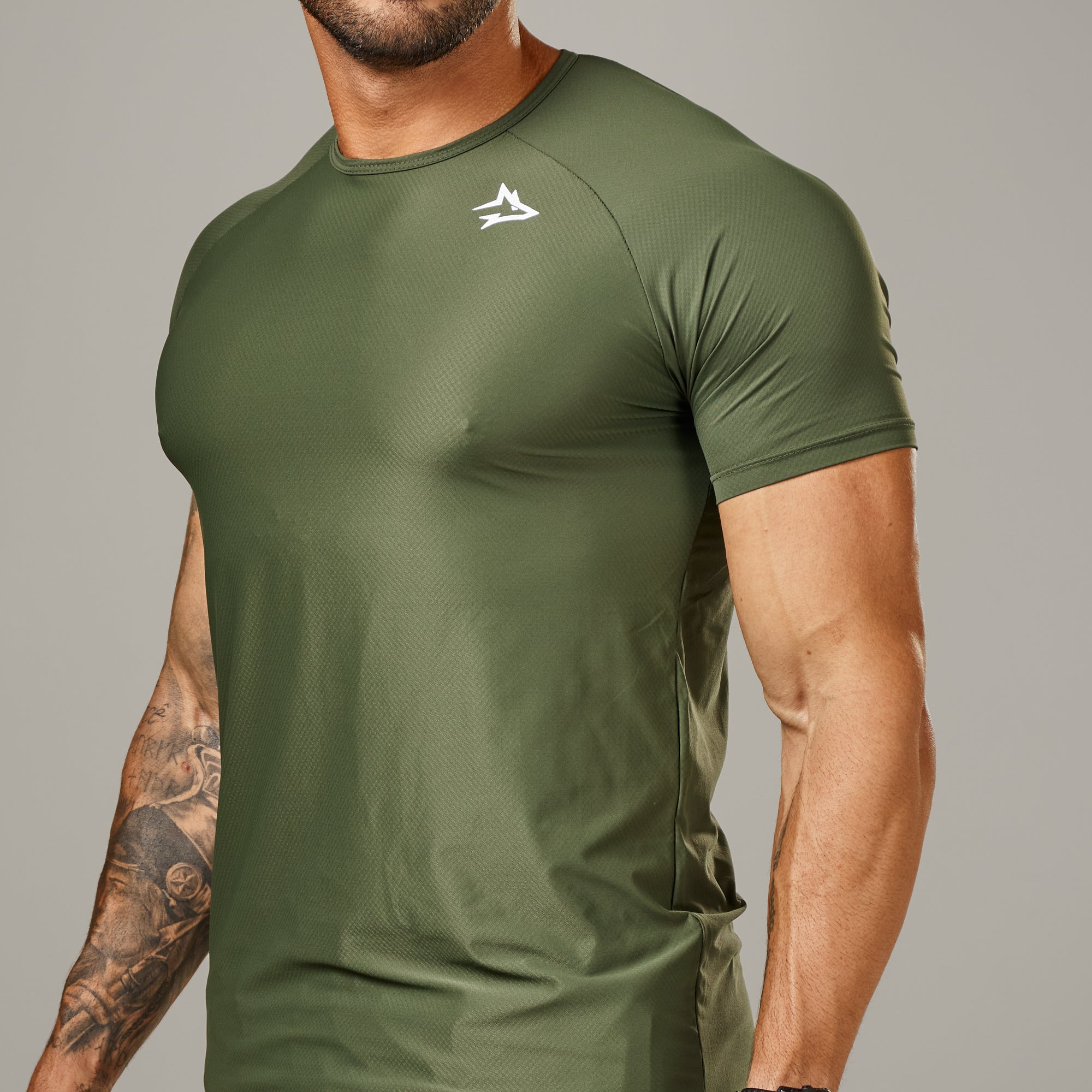 Camiseta Poliamida New Lupus Verde Musgo
