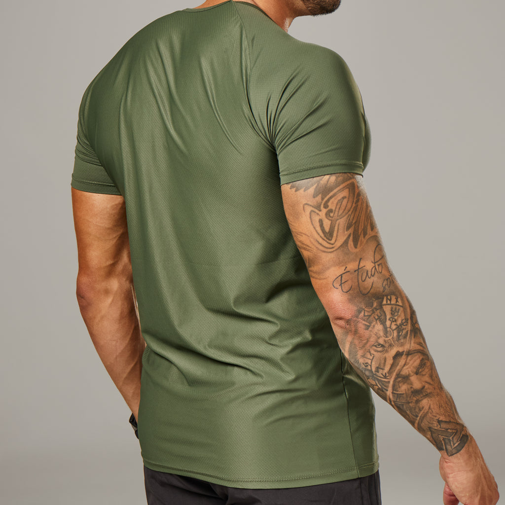 Camiseta Poliamida New Lupus Verde Musgo