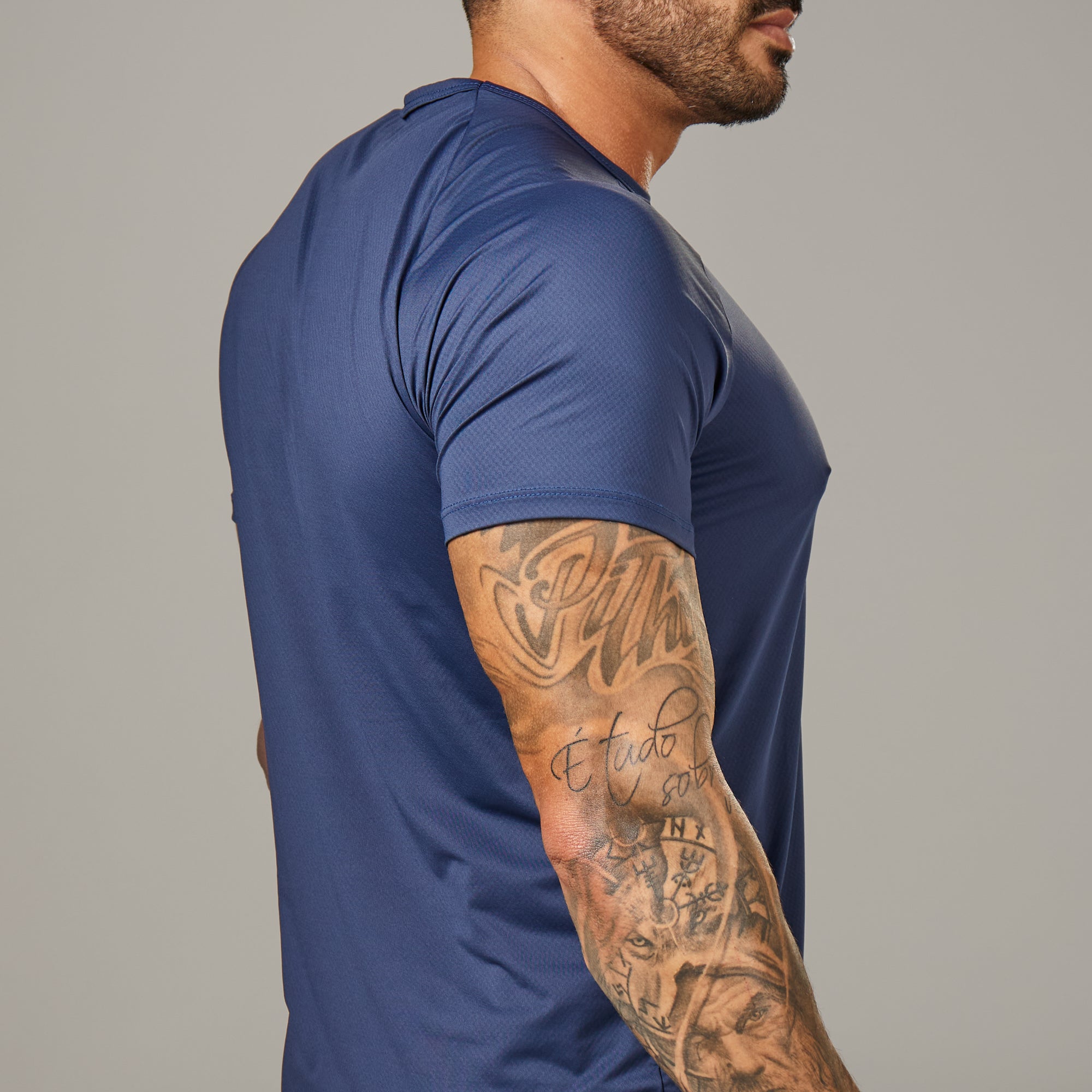 Camiseta Poliamida New Tenacity Marinho